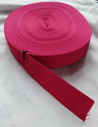 Rose Croix - Crimson Breast Jewel Ribbon - 32mm (per foot)